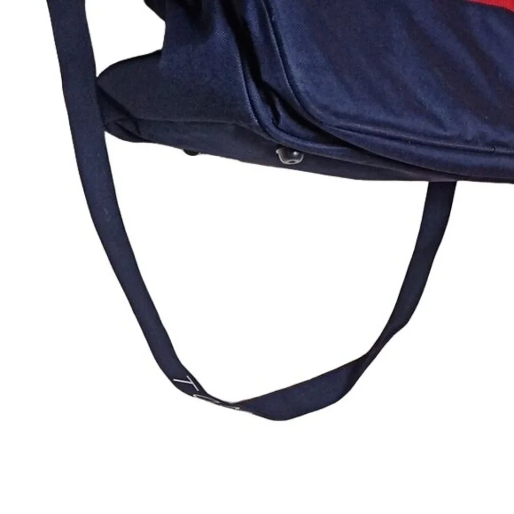 Vintage Tommy Hilfiger Weekender Bag Duffle Full Zip Carry On Bag